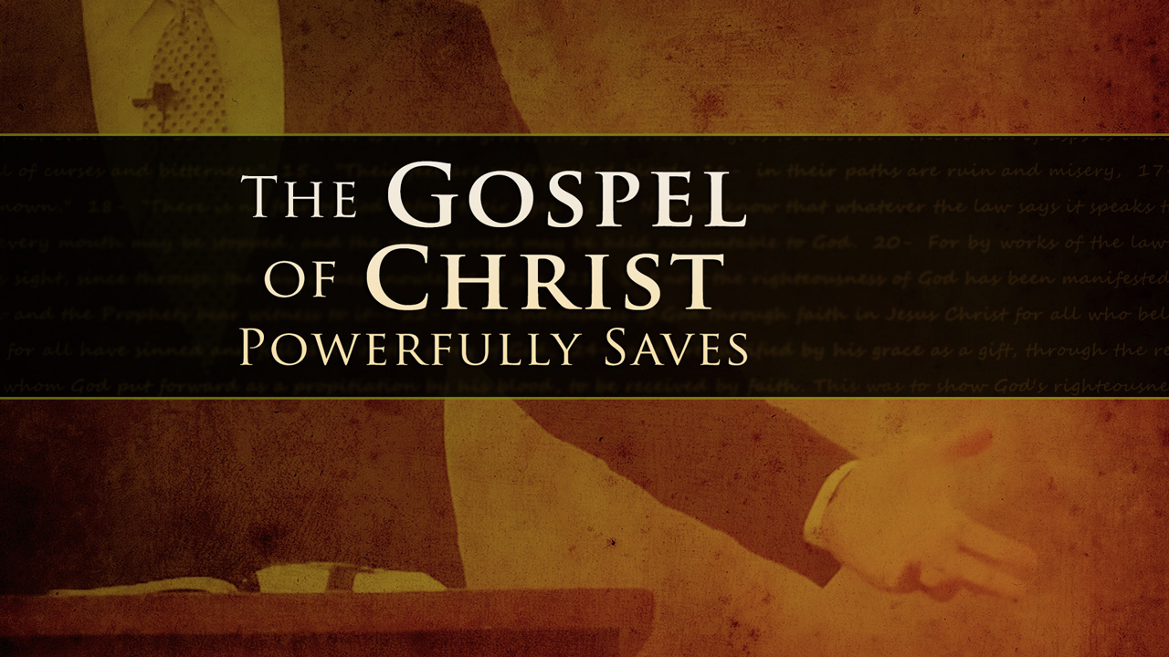 The Gospel of Christ Powerfully Saves - Paul Washer  I'll 