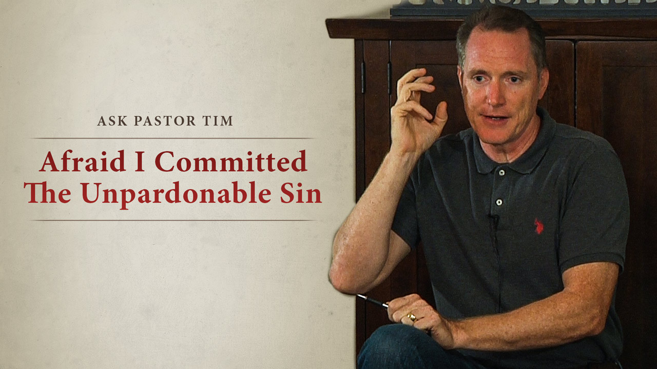 proof you have not committed unpardonable sin