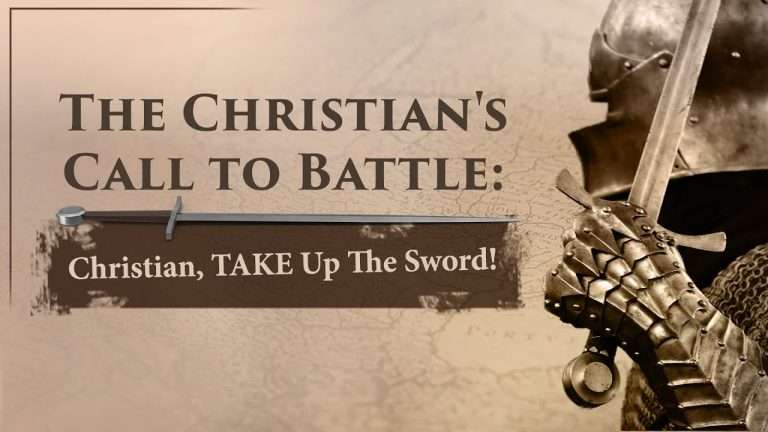 Christian, Take the Sword of the Spirit!