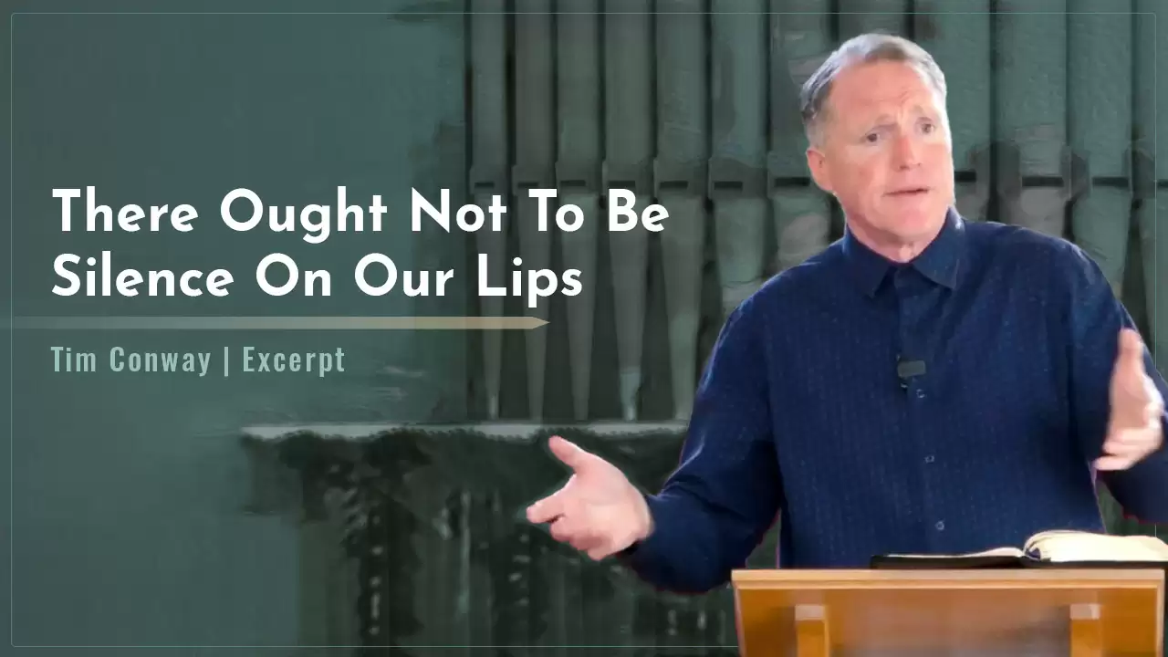 There Ought Not To Be Silence On Our Lips