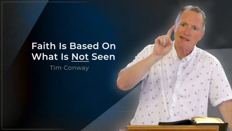 Faith Is Based On What Is Not Seen