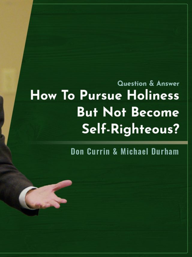 Am I Self-Righteous?